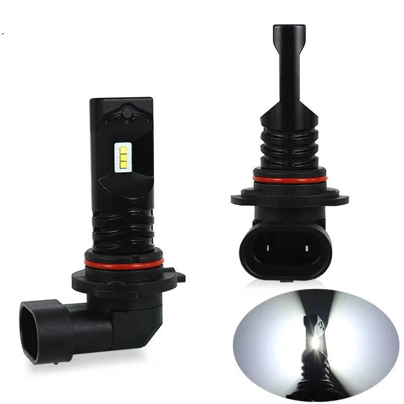 CSP 9005 9006 LED fog lamp in black housing with aviation aluminium body