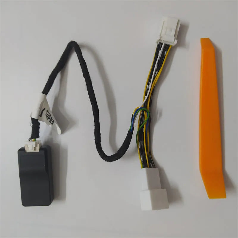 Black display tire pressure monitoring module with power cord for 2019-2022 RAV4 Camry Corolla direct insertion