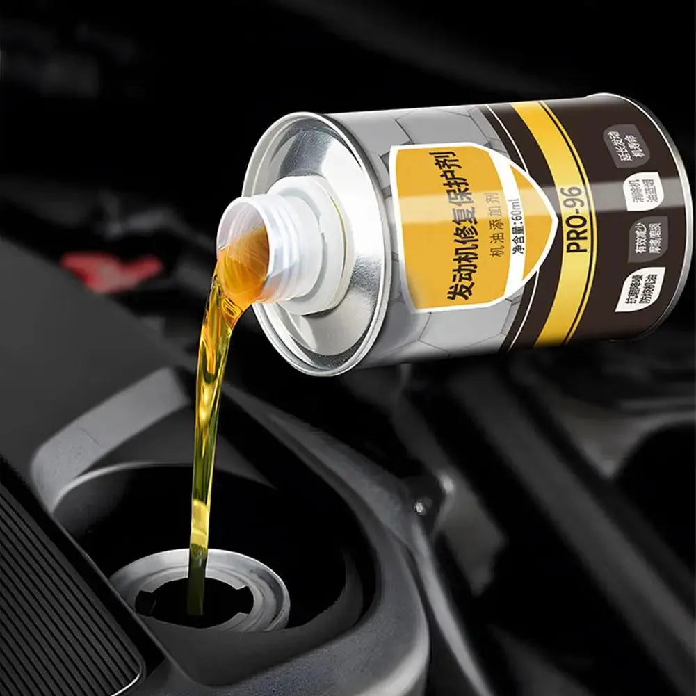 White-capped 60ml bottle of engine oil anti-wear additive and protective agent.