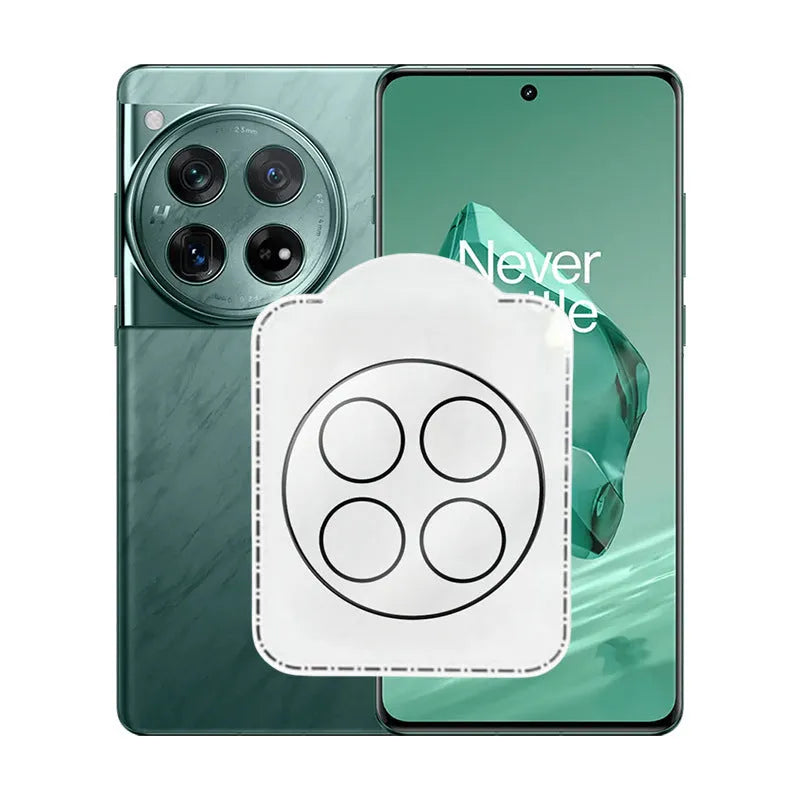 AR enhanced tempered glass lens protector with black ring for OnePlus 12 Find N3 OnePlus 11