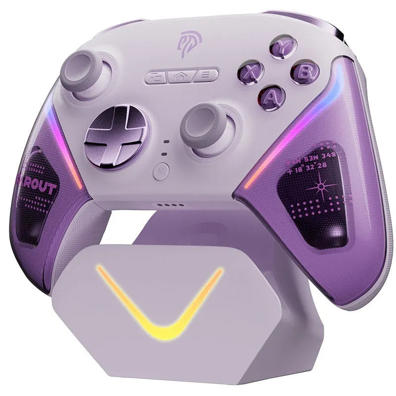 Rocker Smart game controller charging dock station in black, green, or purple with Type-C port
