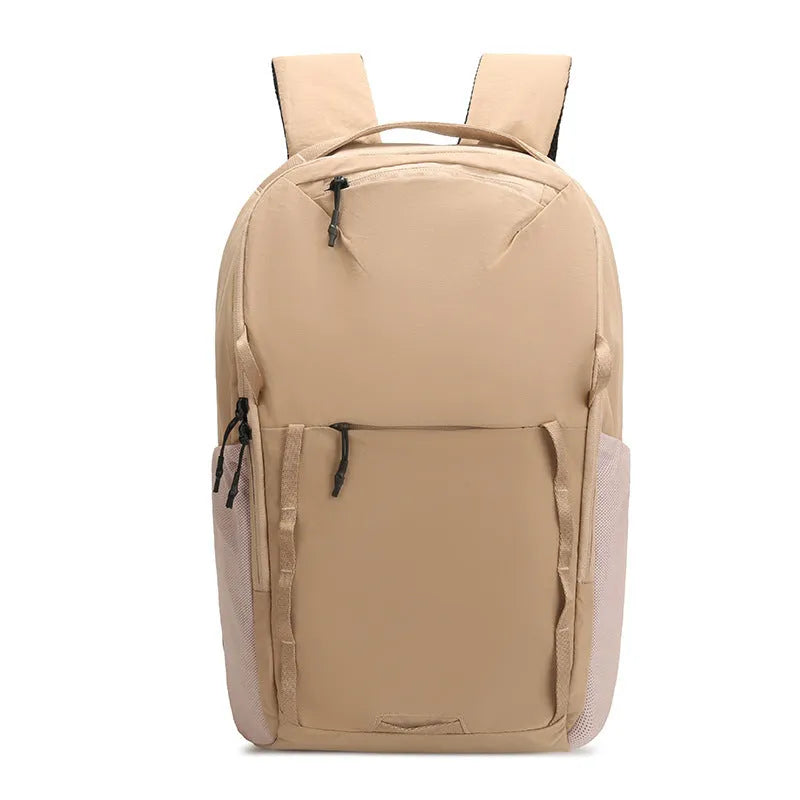 Waterproof Taslan composite cloth backpack with curved shoulder strap, under 20L capacity, available in multiple colours.