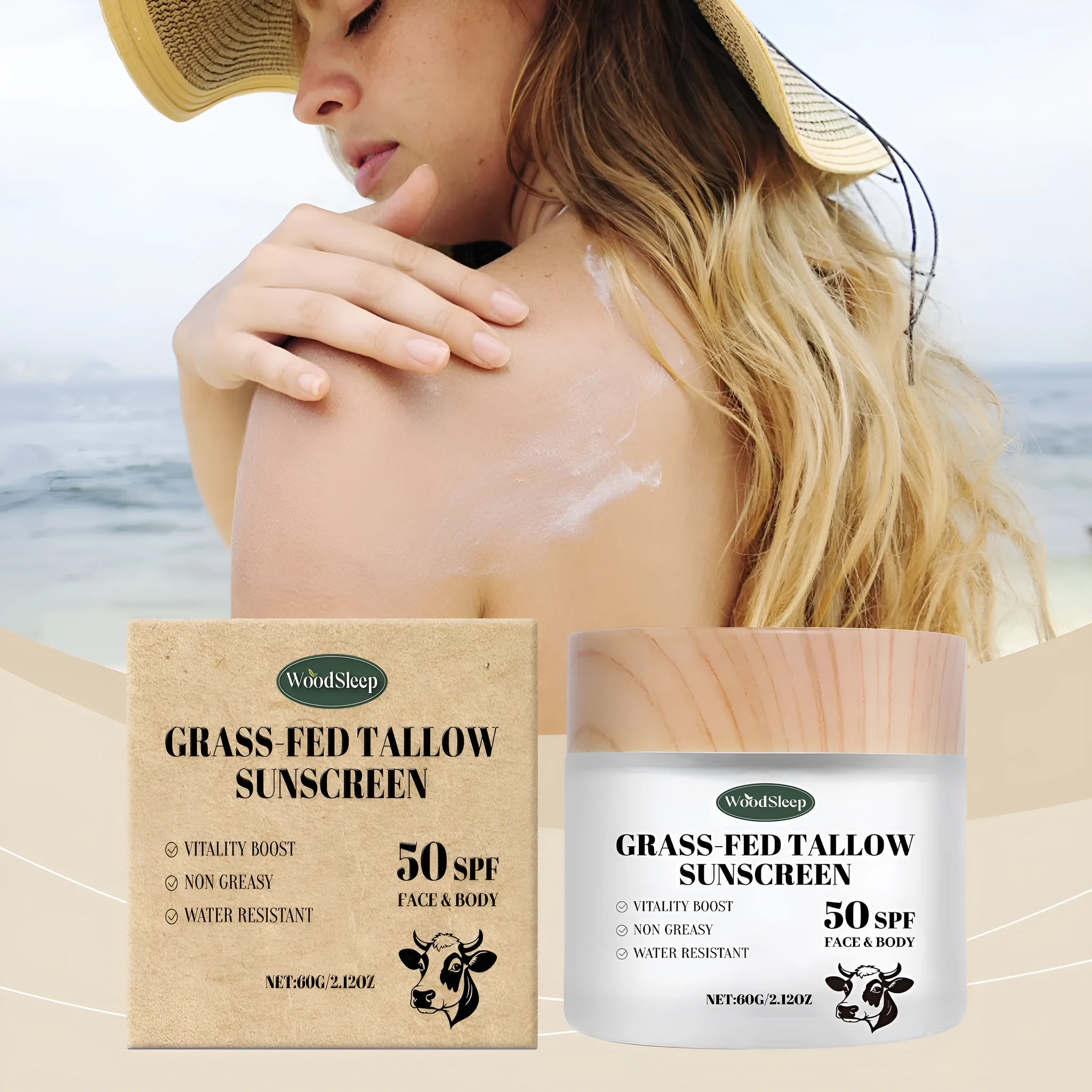 60g tube of Butter Moisturizing Protective Cream Isolation with ingredients list on packaging