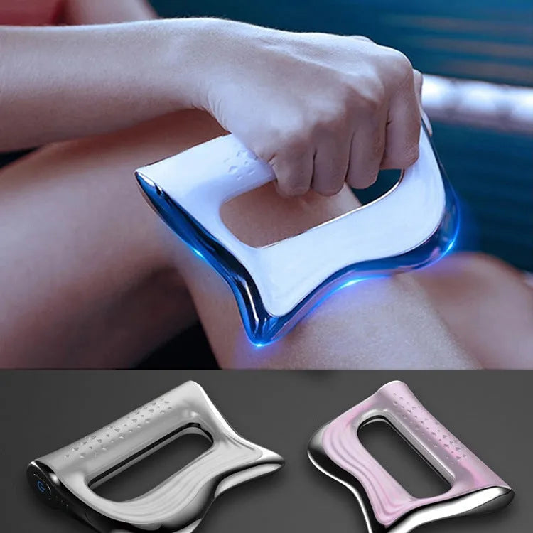 Natural resin rectangular muscle massager scraping board for full body health massage on a clean surface
