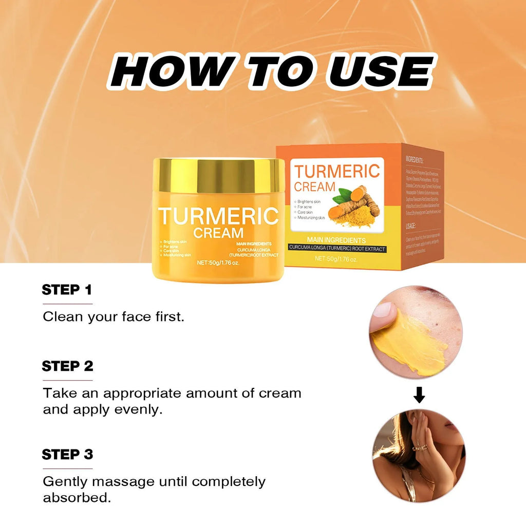 Brightening moisturising cream 50g in a compact 53mm square pot for skin hydration and nourishment