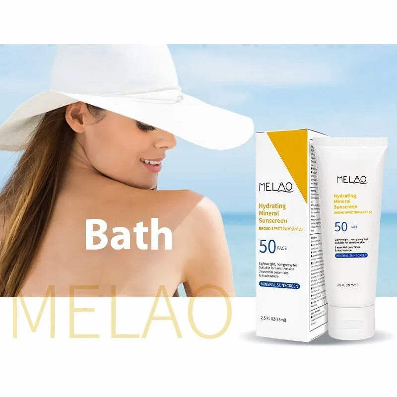 UV protection refreshing protective cream sunscreen lotion 75ml tube with primer function