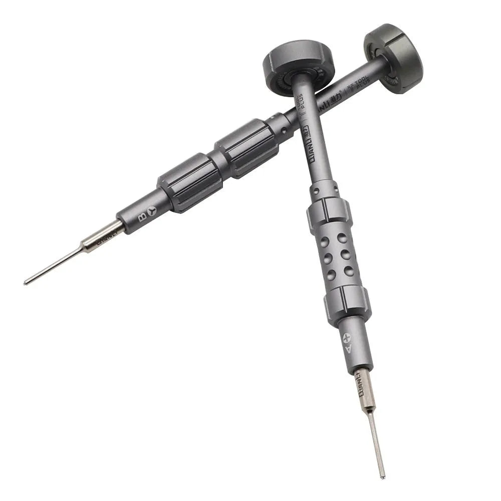 Precision screwdriver with aviation alloy handle and T2 cross triangle bit for iPhone repair
