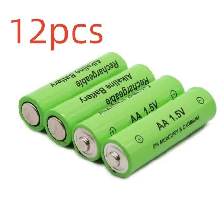 Alkaline rechargeable AA battery with 3000mAh capacity and 1.5V output.