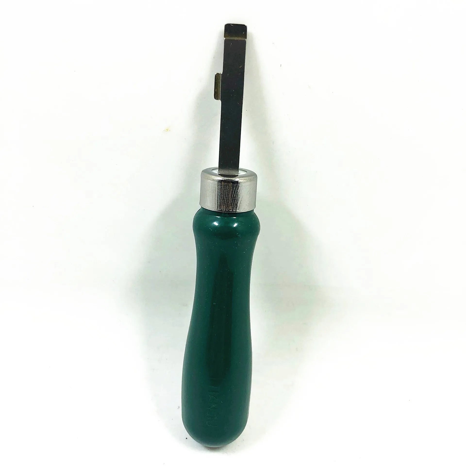 Watch back cover shovel pry knife in green alloy plastic with double head design for mechanical repair