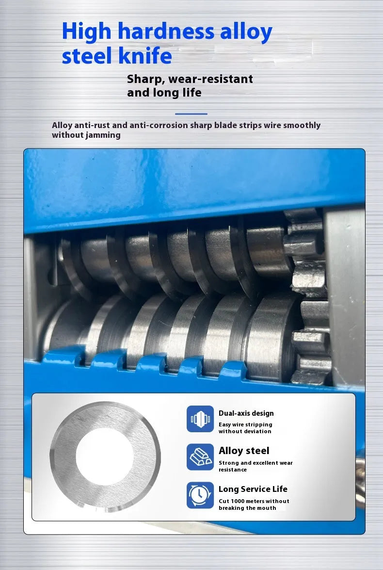 SD-017 manual wire stripping machine for cables from 0.5mm to 17mm diameter