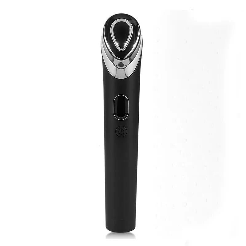 Black 7 colour light vibration face red blue light eye massager with inductive controls