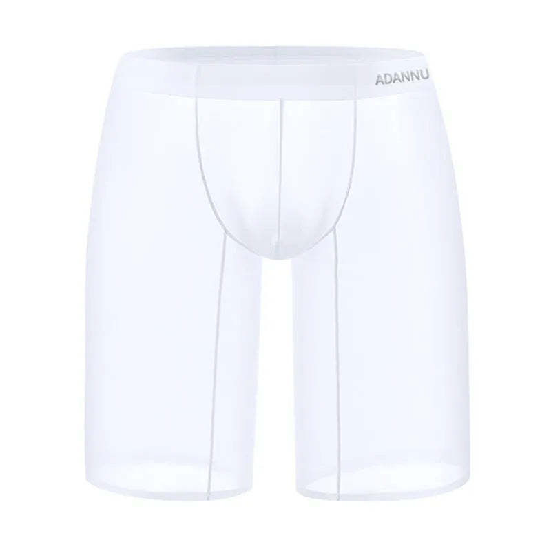 Men's solid colour mesh shorts in black, seamless knit construction.