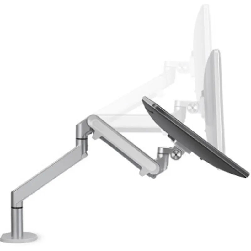 Aluminium laptop cooling stand with hover design in silver colour
