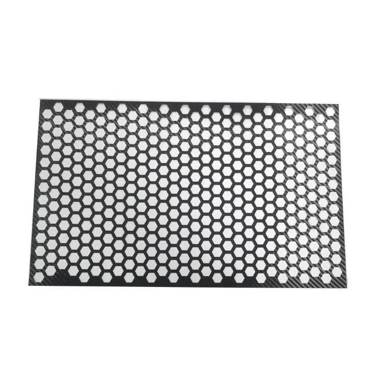 Car taillight honeycomb pattern sticker set in black, carbon fibre black, and colourful options