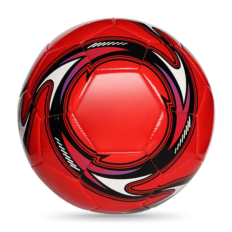 Machine seam PVC training football in No 3, No 4, and No 5 sizes for youth and competition football