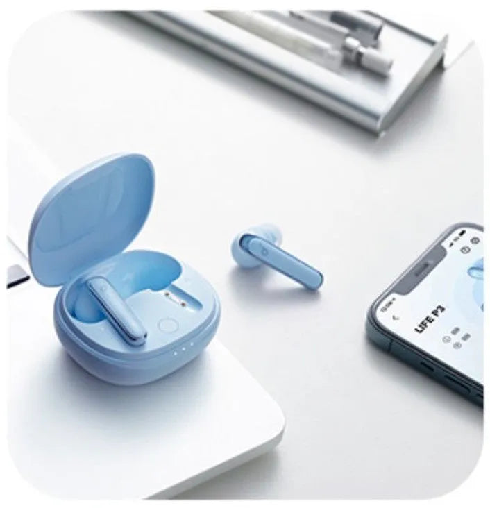 Active noise cancellation Bluetooth headset in in-ear style, IPX5 waterproof, available in five colours