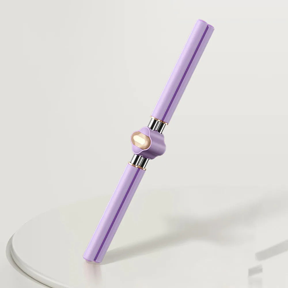 Adjustable stainless steel and foam posture corrector in blue, pink, purple, or green with storage bag.