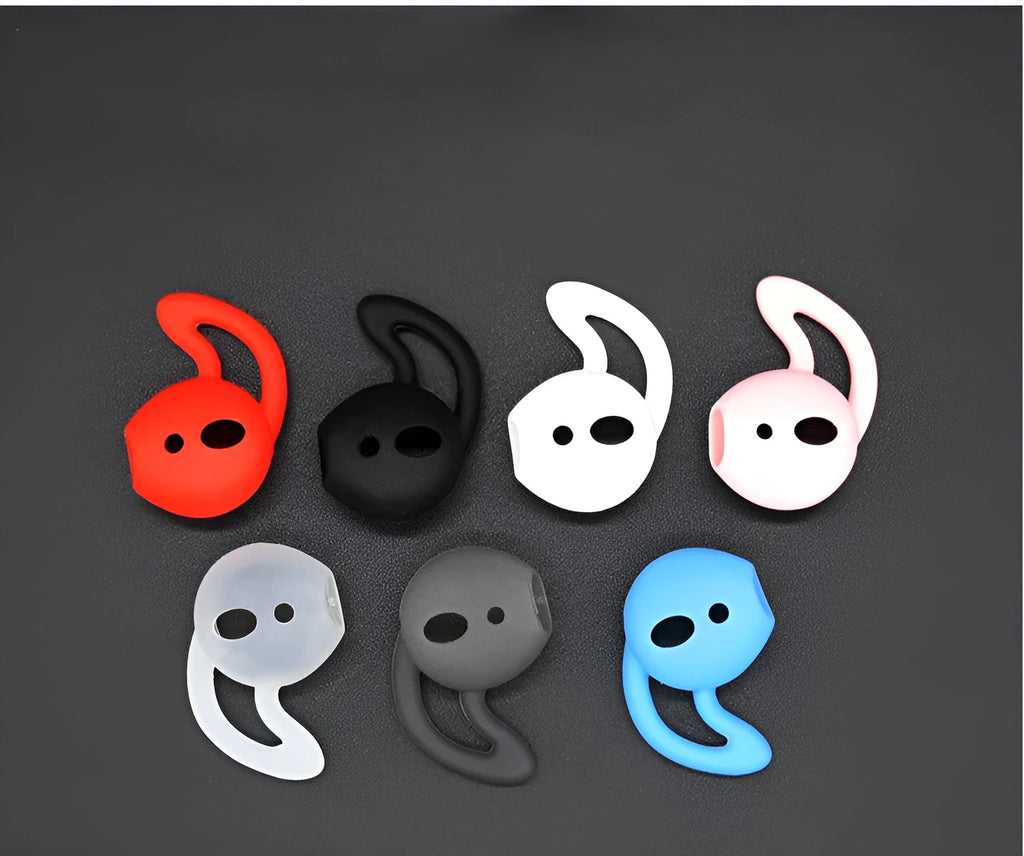 Silicone ear cap compatible with Apple AirPods in soft silicone, 28.19mm size, available in nine colours for left or right ear