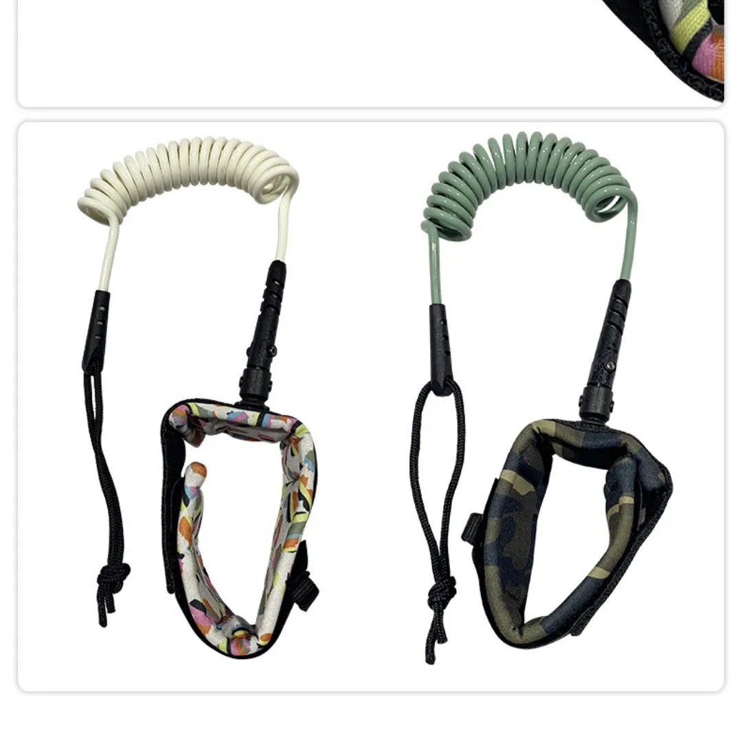 High elastic surfboard hand holding rope with 50kg tension capacity for paddle board attachment