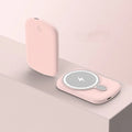 Magsafe magnetic power bank for iPhone wireless charging in multiple colours