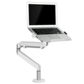 Aluminium laptop cooling stand with hover design in silver colour