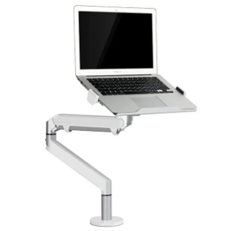 Aluminium laptop cooling stand with hover design in silver colour