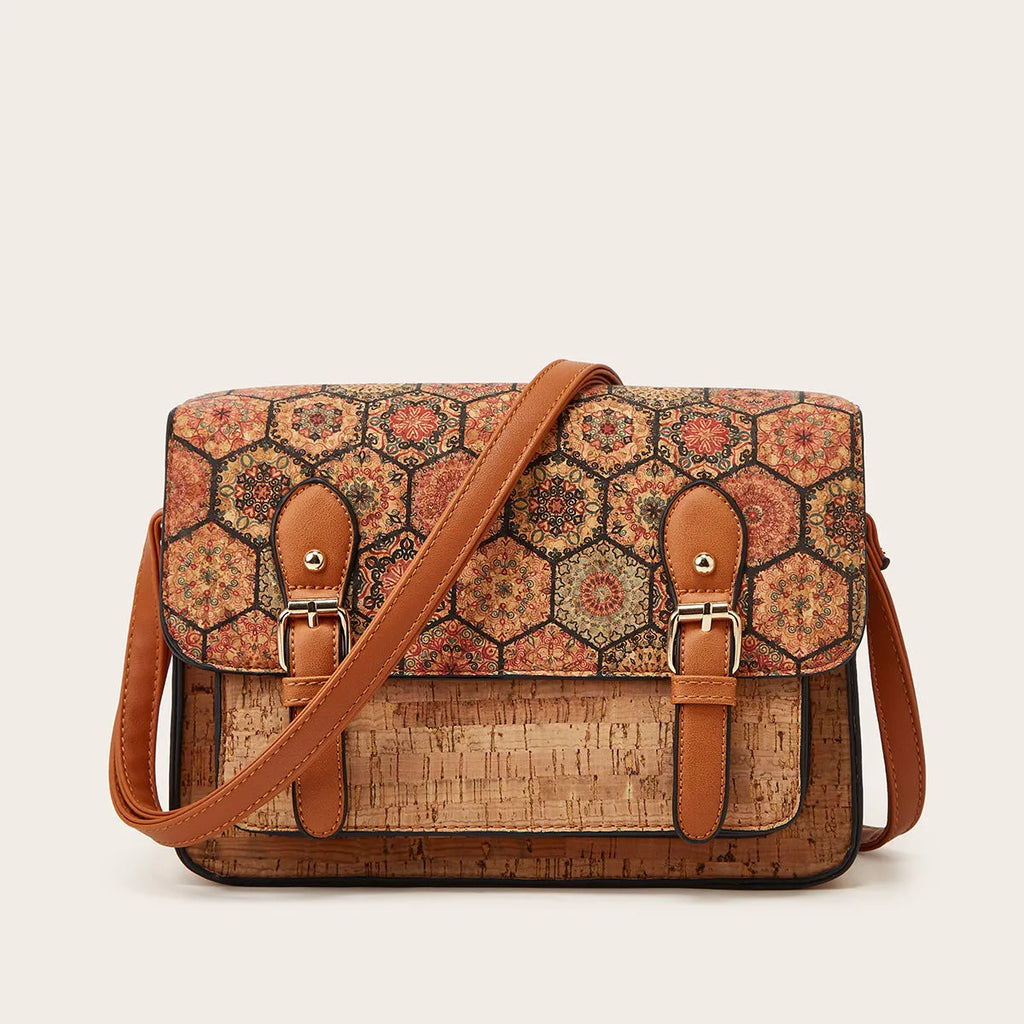 Women's crossbody bag with single shoulder strap in PU leather, showing large capacity design in multiple colour options