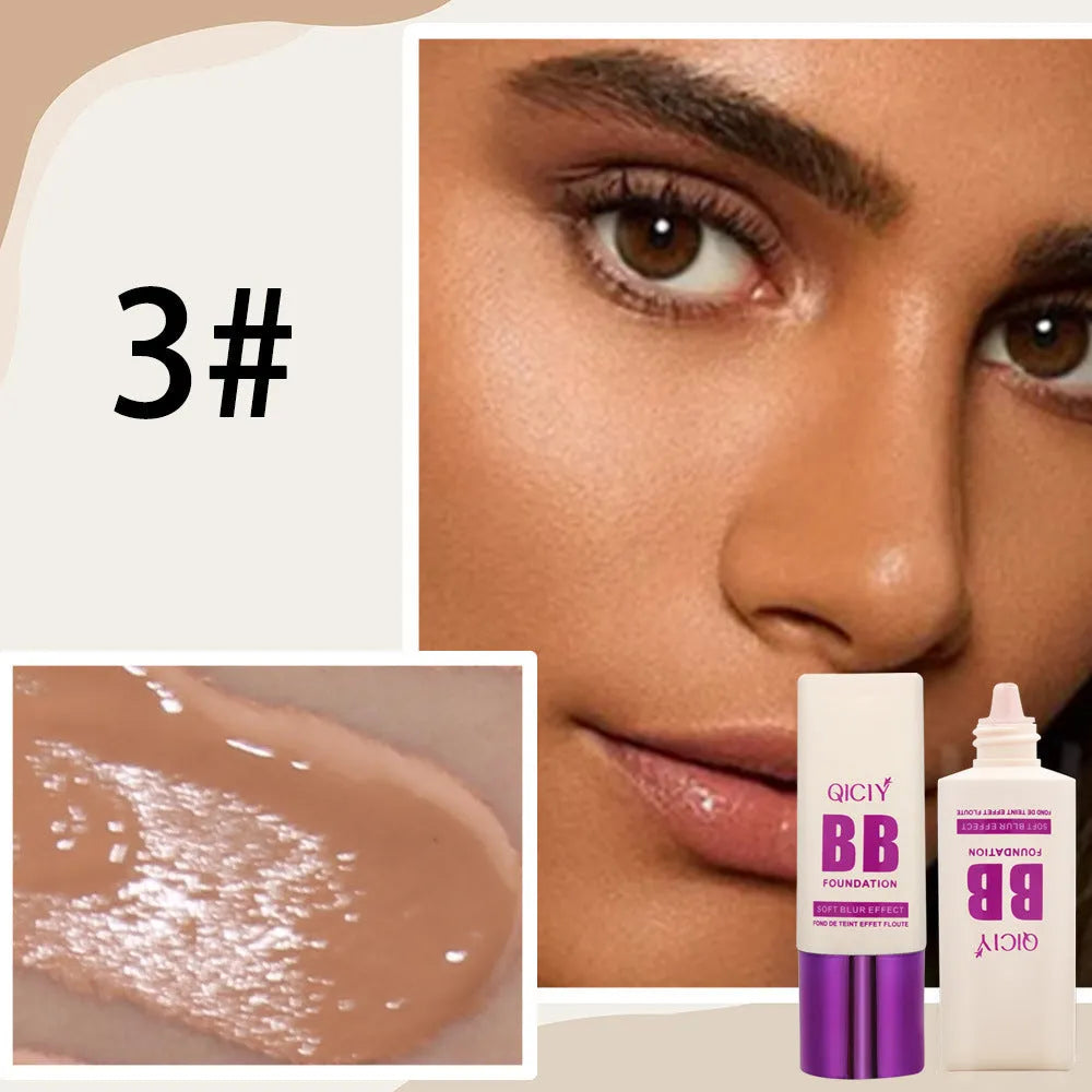 Feeding bottle BB cream foundation in ten shade colours for brightening and coverage