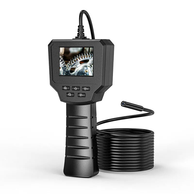 Auto repair pipeline HD camera endoscope with 8mm waterproof probe and hard wire cable