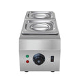 Commercial electric chocolate melting machine with double pot and digital temperature control