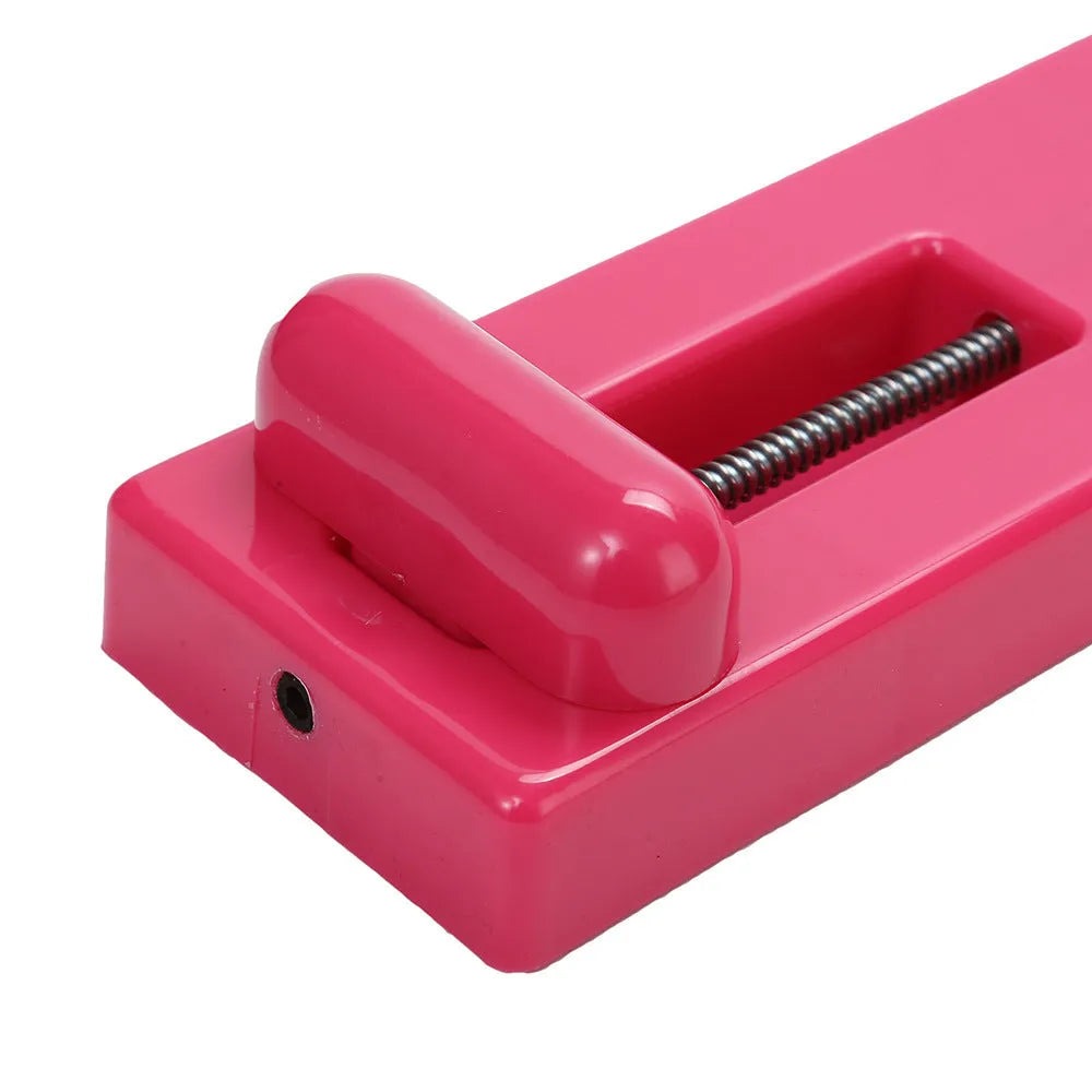 Pink ballet foot trainer with rotational shaping mechanism for instep strength development