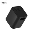 Bicycle tail light with flowing water effect mounted on seat tube for night riding safety