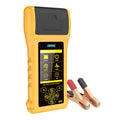 Autool BT760 vehicle battery tester with colour screen and connection clips on workshop bench