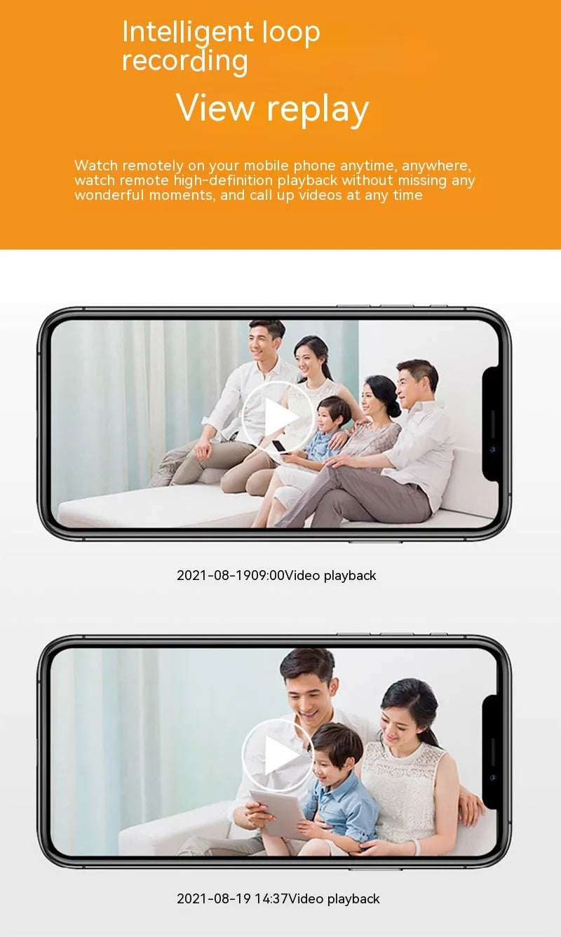 Wireless bulb security camera with 1080p resolution and full colour night vision capability