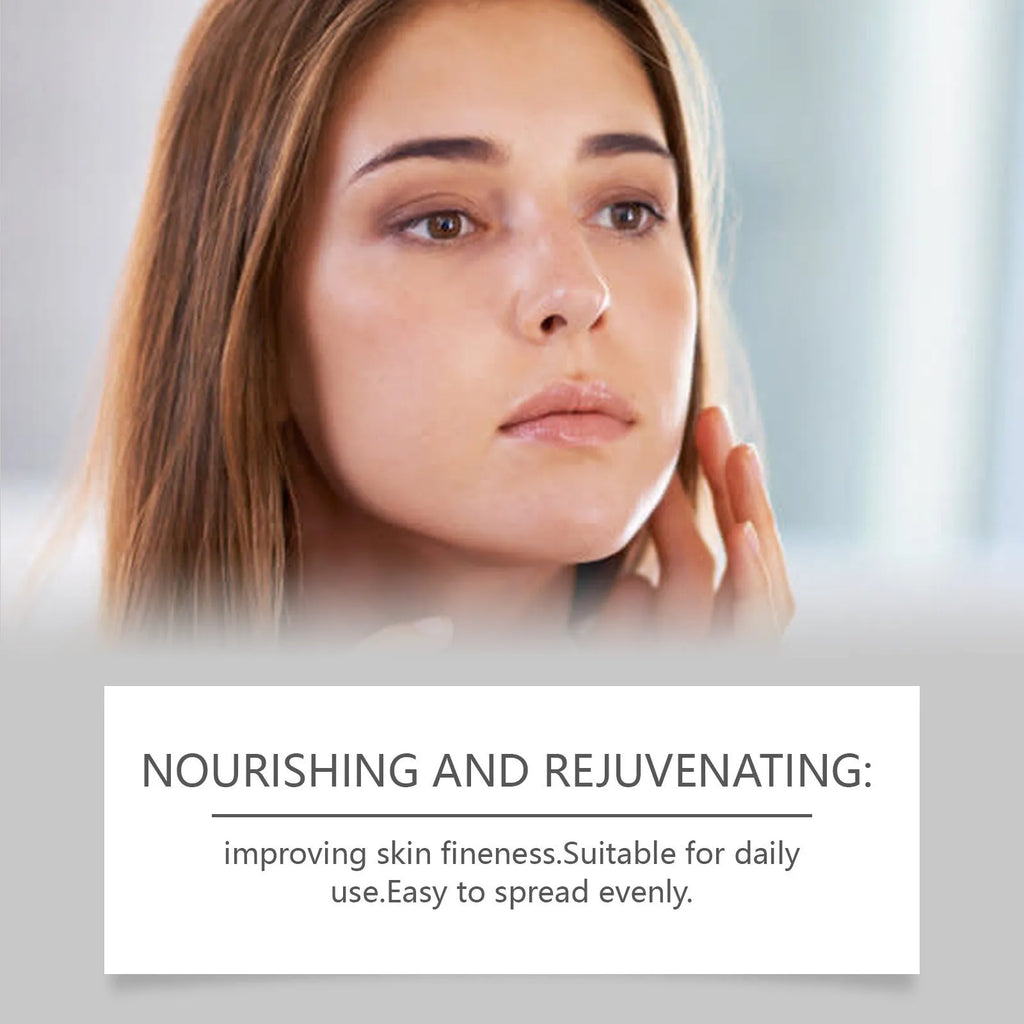 70g jar of not oily moisturizing refreshing protective cream with collagen and coffee extract for daily use
