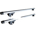 Alloy roof rack crossbars for General Motors SUV with adjustable 120-135cm length
