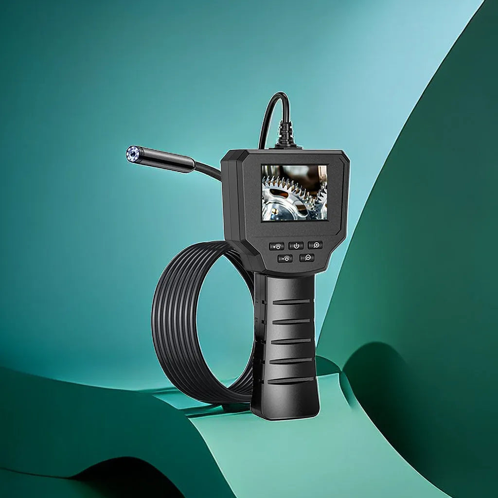 Auto repair pipeline HD camera endoscope with 8mm waterproof probe and hard wire cable