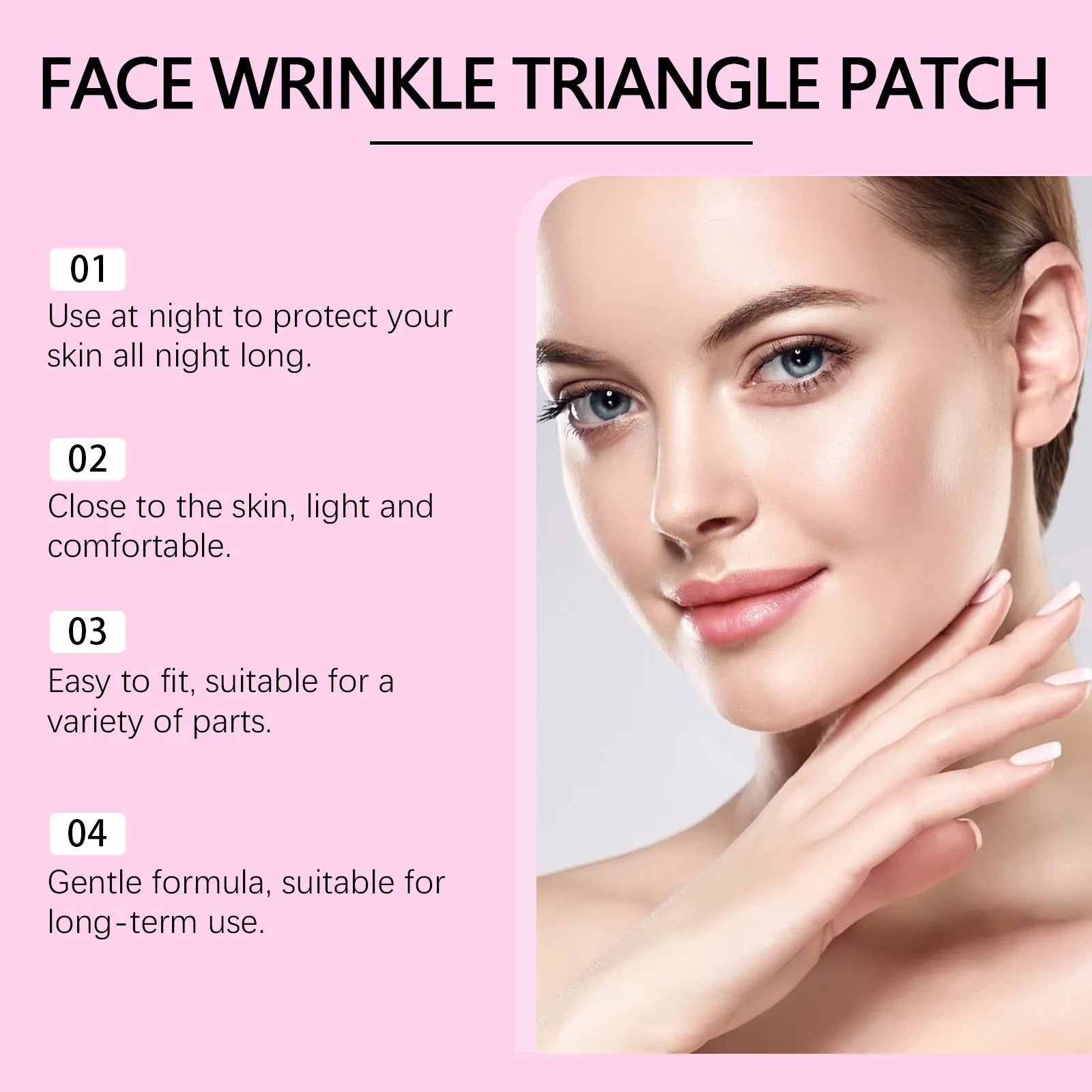 Facial skin fine lines nursing adhesive bandage with 144 patches in a pack
