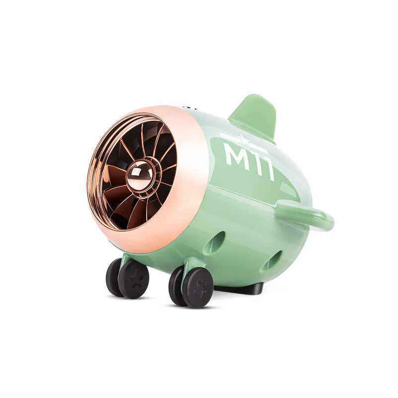 Mini wireless Bluetooth speaker in pink, 85mm x 75mm x 70mm, with plastic body and USB port