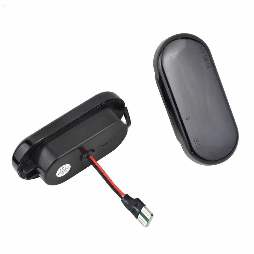 Flowing water side turn signal for Skoda Octavia 1U with blackened ABS shell fender lamp