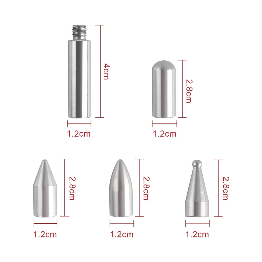Three-piece alloy steel car dent repair tool set with hook and crowbar tools for automotive panel maintenance