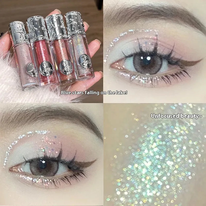 Ballet Liquid Eye Shadow cream makeup in five colour shades for universal skin types
