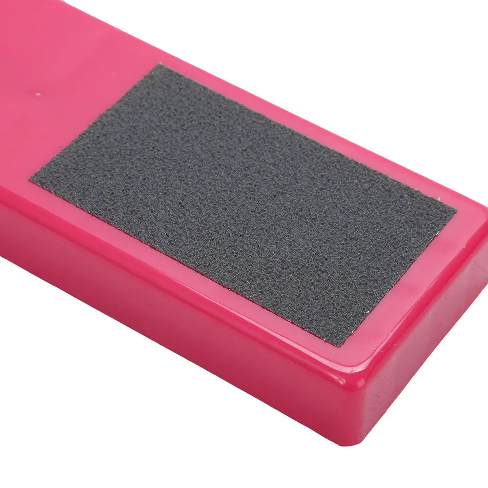 Pink ballet foot trainer with rotational shaping mechanism for instep strength development