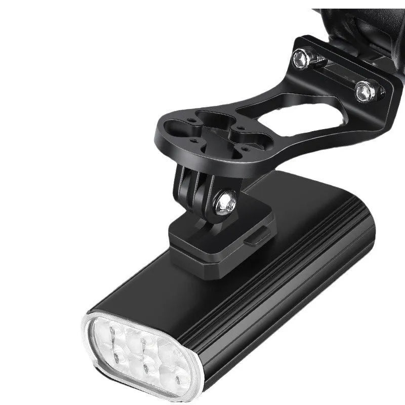 2000LM bicycle headlight with aluminium alloy housing and quick release base