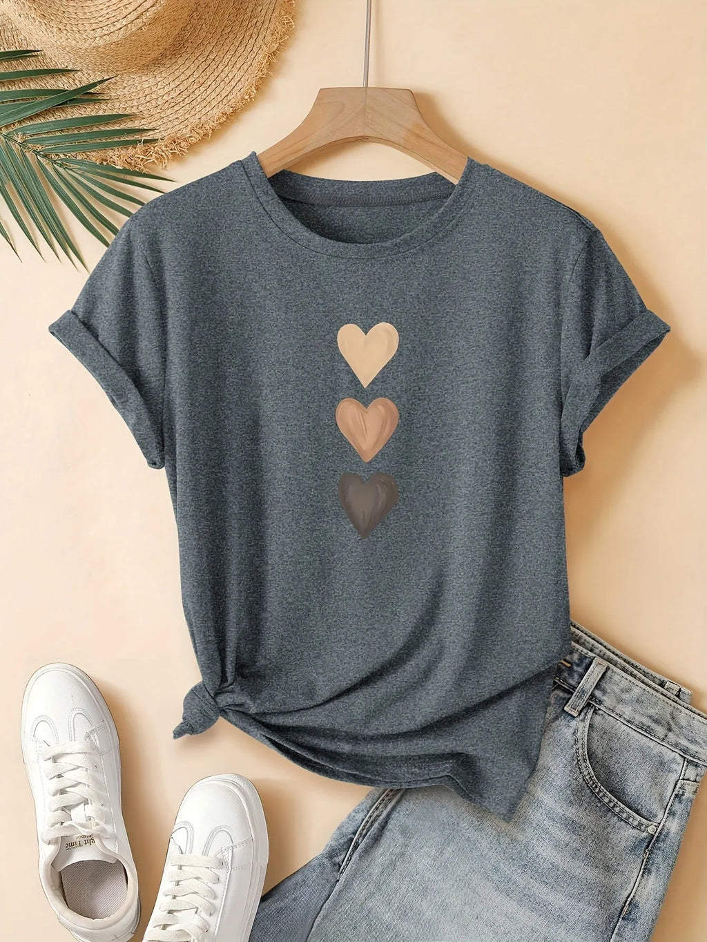 Women's pure cotton art retro Chinese style T-shirt in multiple colour options