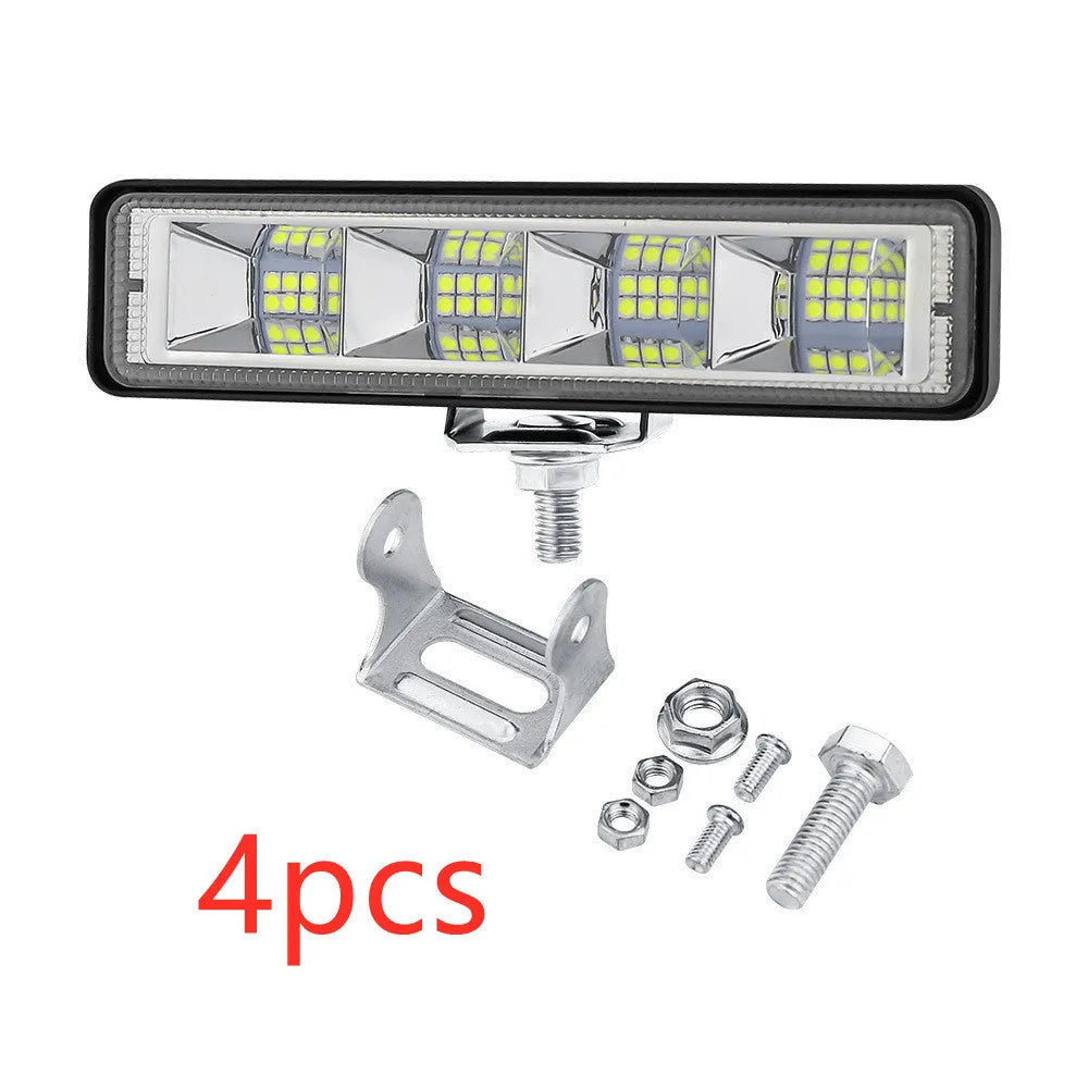 24-piece LED work light with 72W power, 1800 lumen output, 6500K colour, and IP67 waterproof aluminium housing