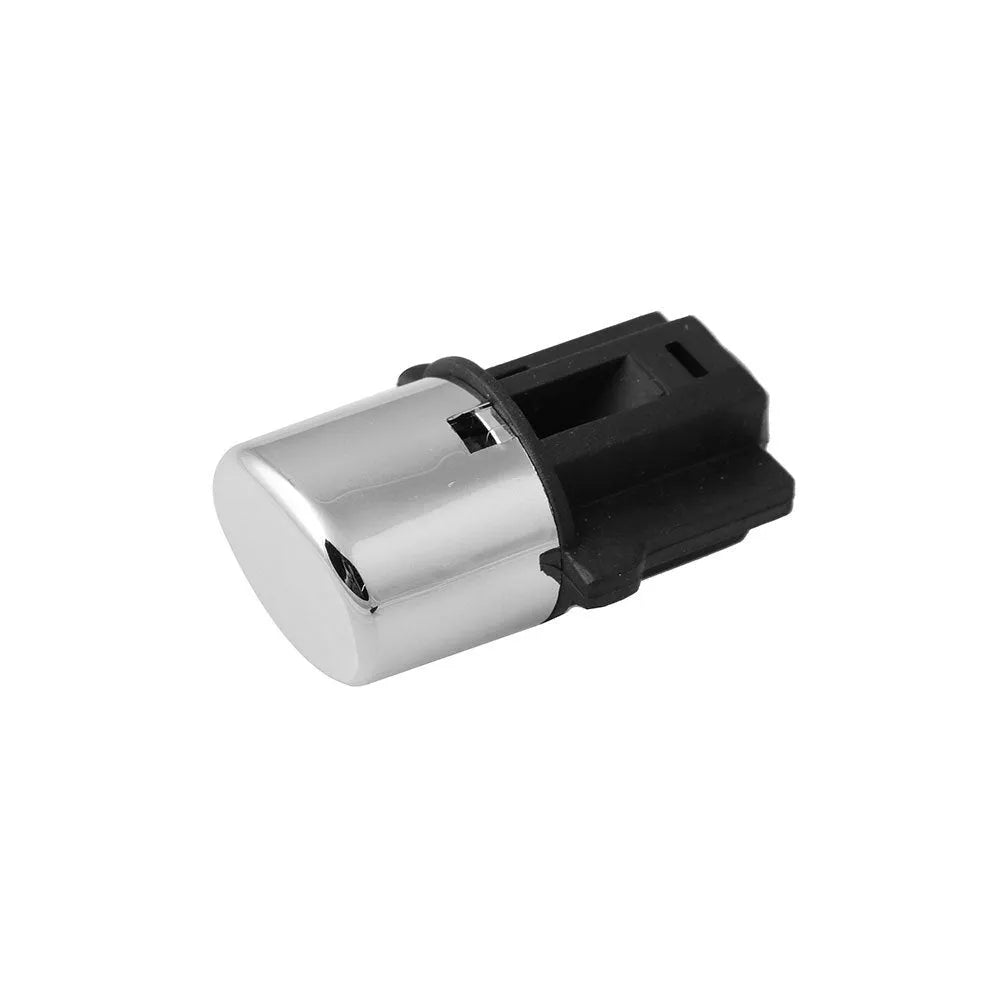 Black plastic ABS gear shift button replacement for Honda Accord 2003-2005 with return spring and side plate