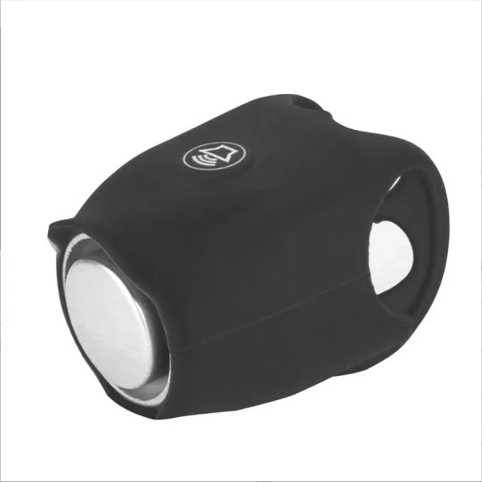 Bicycle electronic horn plastic fixture black colour 12.5 x 5.5 x 4.3 cm handlebar mount