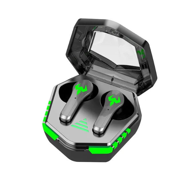 Black N35 wireless in-ear gaming headset with 10m range and 5-hour battery