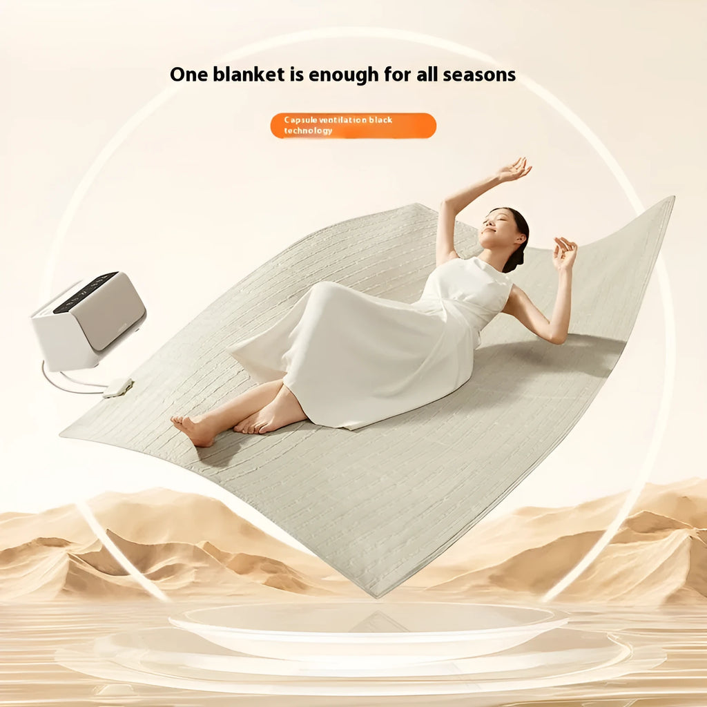 Plumbing electric blanket with smart control host for pipe freeze protection